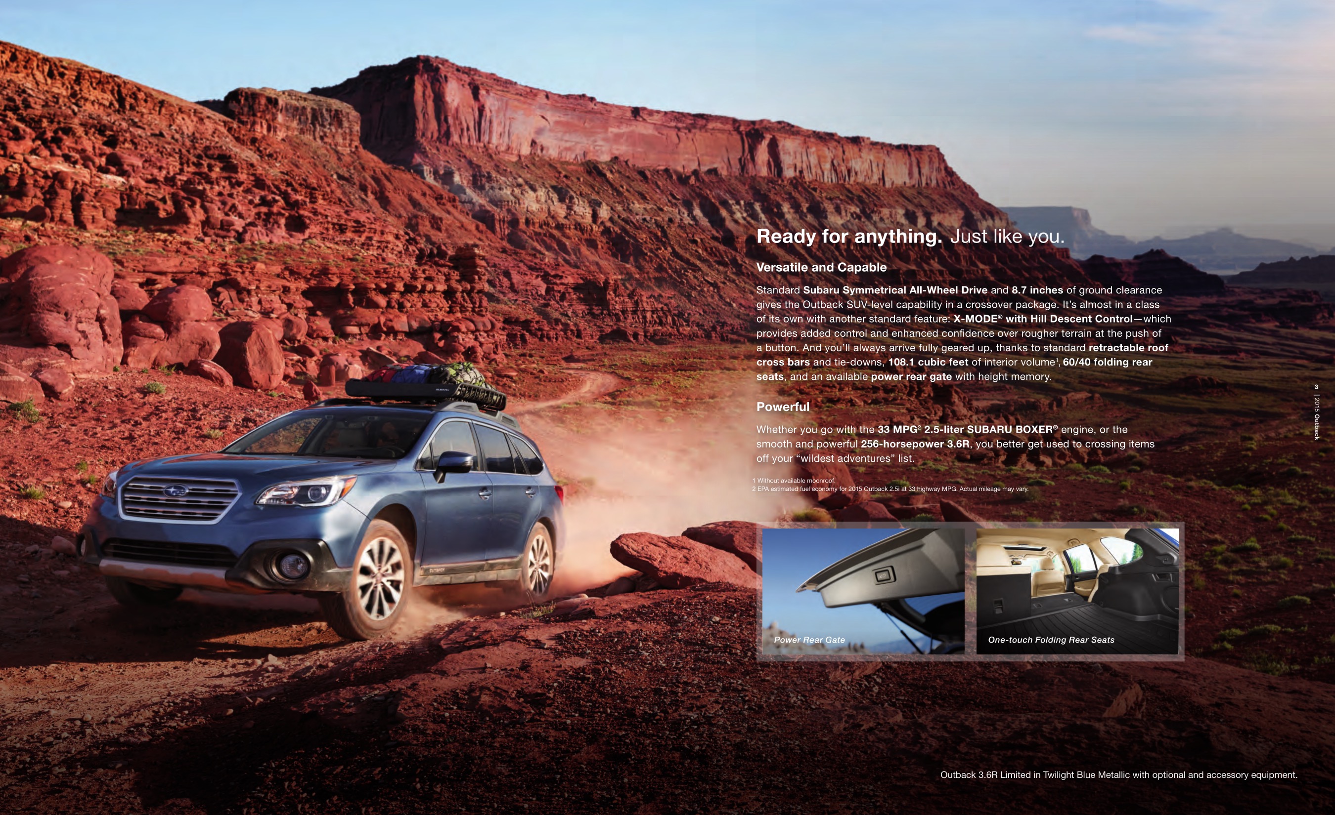 2015 Subaru Outback Brochure Page 5